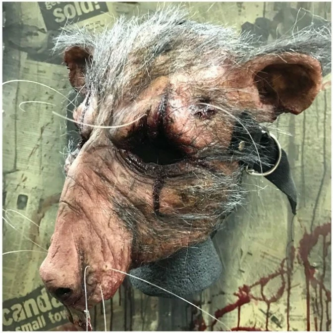 Pumpkin Pulp Pinky Rat Mask