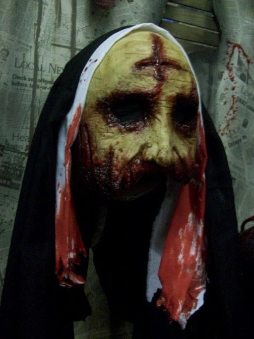 Pumpkin Pulp Speak No Evil Nun Mask - Image 2