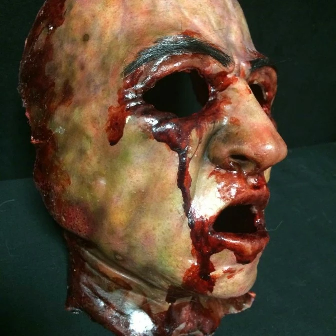 Mad About Horror Skinned Rotting Male Face - Image 2