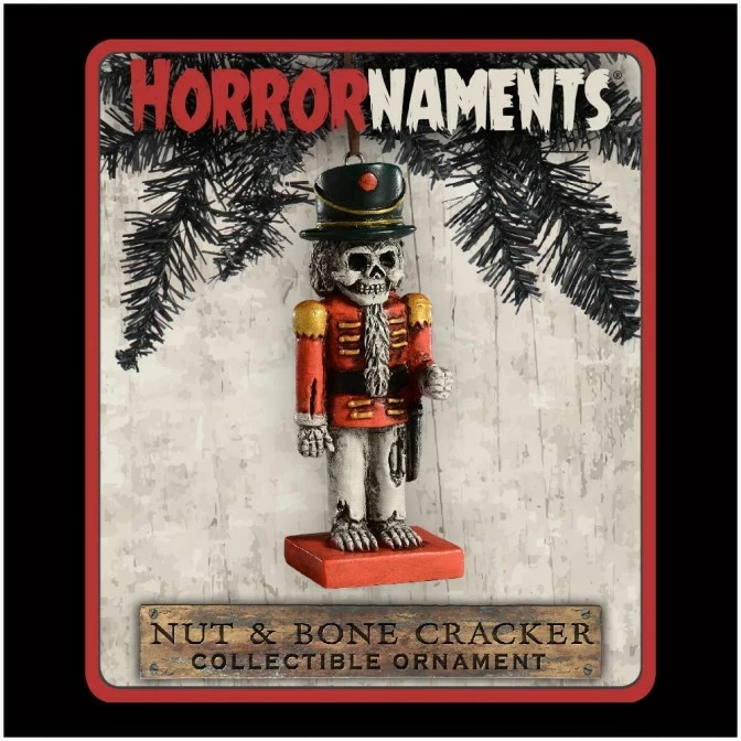 Horrornaments Nut & Bone Cracker Christmas Ornament