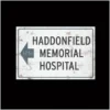 TRICK OR TREAT STUDIOS Halloween 2 Haddonfield Memorial Hospital Metal Sign