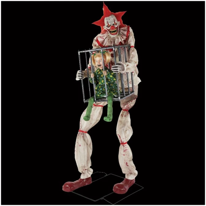 Other Animated Cagey The Clown With Caged Girl