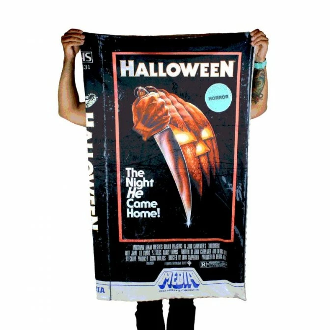 Creepy Co. Halloween VHS Blanket - Image 2