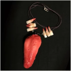 TRICK OR TREAT STUDIOS Tongue And Teeth Necklace