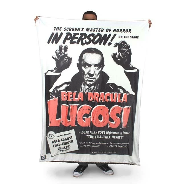 Creepy Co. Bela Lugosi™ Dracula Throw Blanket - Image 2
