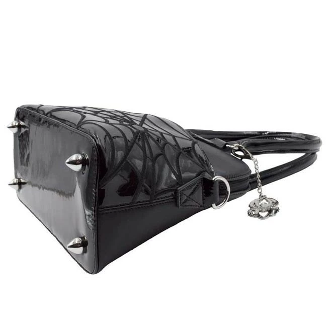 Kreepsville 666 Elvira Macabre Mobile Black Web Handbag - Image 2