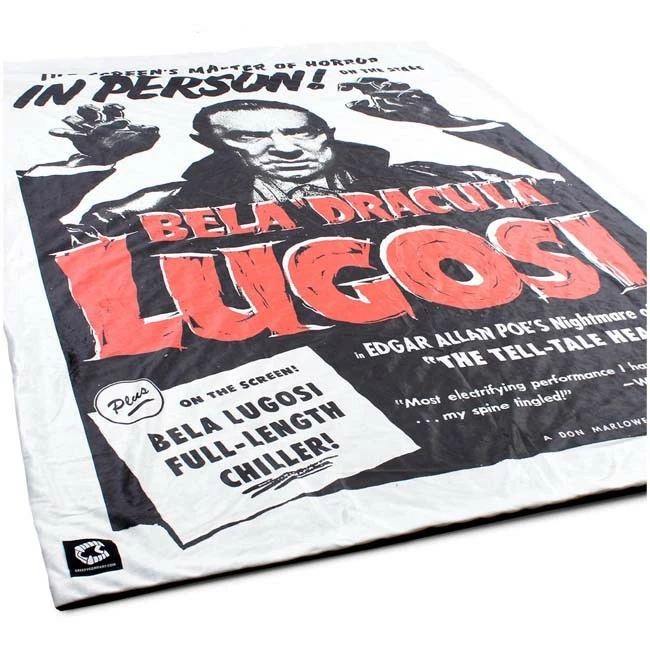 Creepy Co. Bela Lugosi™ Dracula Throw Blanket - Image 3