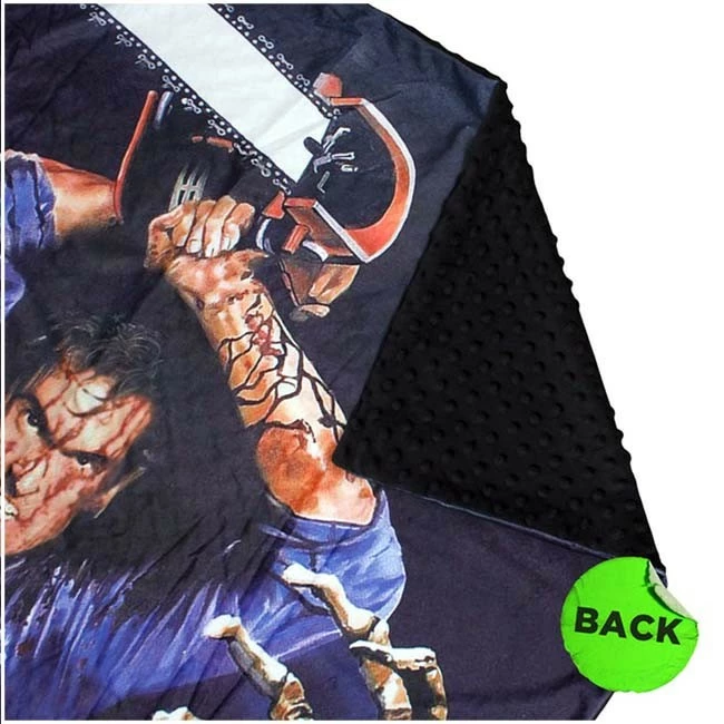 Creepy Co. Evil Dead Ash Chainsaw Throw Blanket - Image 4