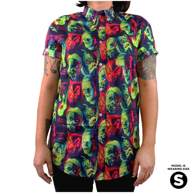 Creepy Co. Monster Squad Button Up Shirt - Image 4