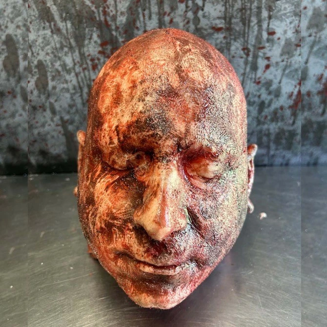 Other Silicone Severed Head Adam, Burnt