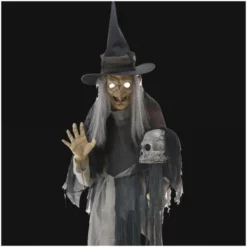 Other Lunging Haggard Witch Animated Prop