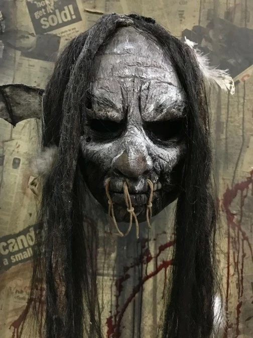 Pumpkin Pulp Deluxe Voodie Latex Mask - Image 2