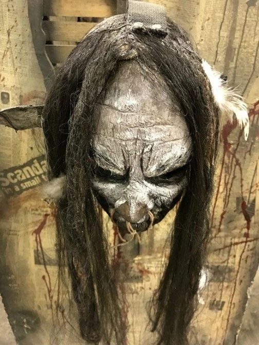 Pumpkin Pulp Deluxe Voodie Latex Mask - Image 4