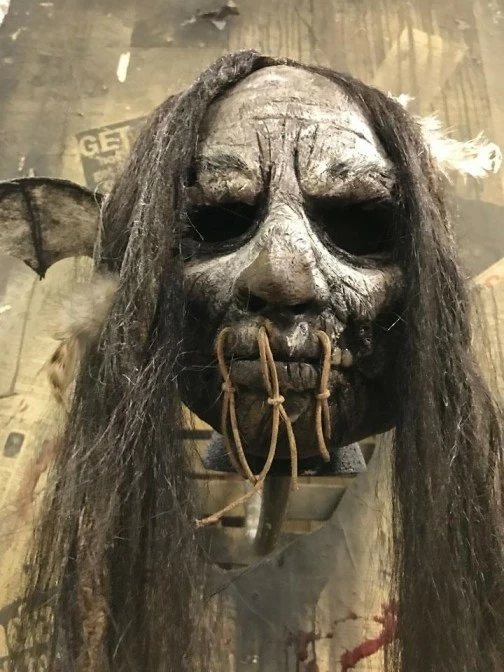 Pumpkin Pulp Deluxe Voodie Latex Mask - Image 5