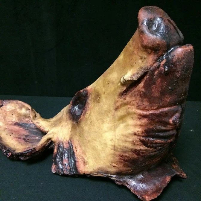 Pumpkin Pulp Deluxe Pig Head Prop - Image 2