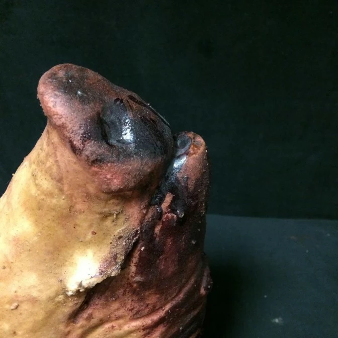 Pumpkin Pulp Deluxe Pig Head Prop - Image 3