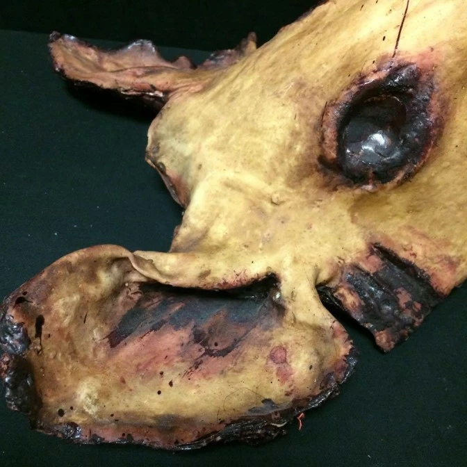 Pumpkin Pulp Deluxe Pig Head Prop - Image 4