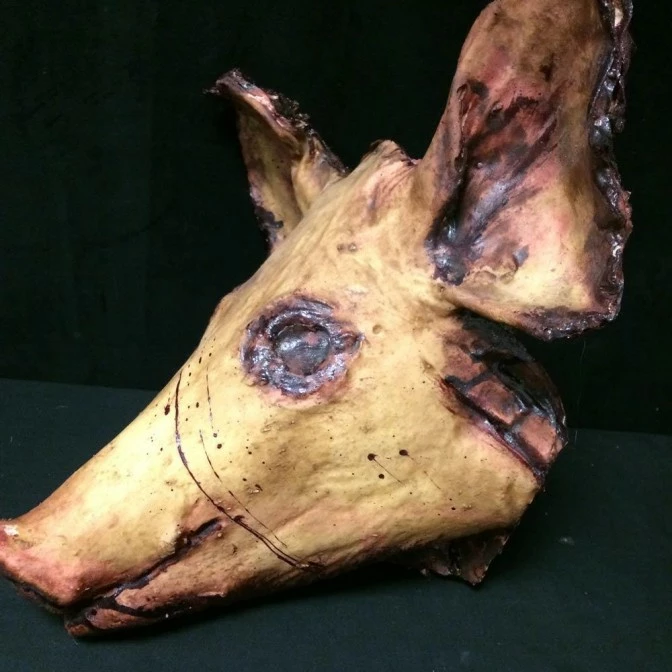 Pumpkin Pulp Deluxe Pig Head Prop - Image 7