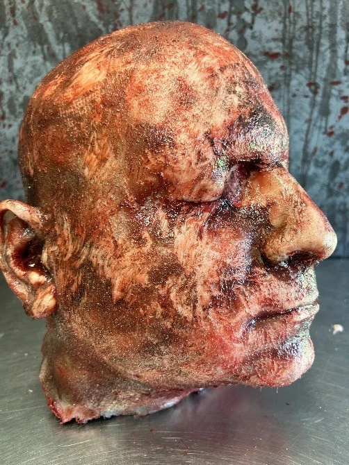 Other Silicone Severed Head Adam, Burnt - Image 5