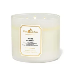 Other Bath & Body Works 3 Wick Candle White Pumpkin