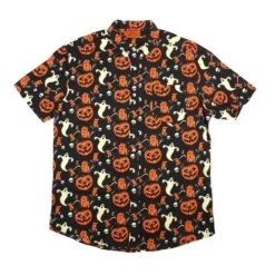 Creepy Co. Beistle® Graveyard Gourd Button Up Shirt *SALE*