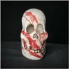 Ceramic Tea Light Holder Bloody Mini Skull Black Star Ceramics
