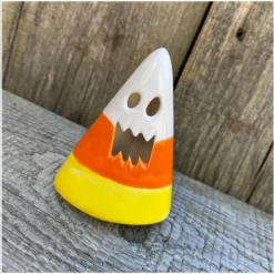 Ceramic Mini Candy Corn Mini Angry Black Star Ceramics