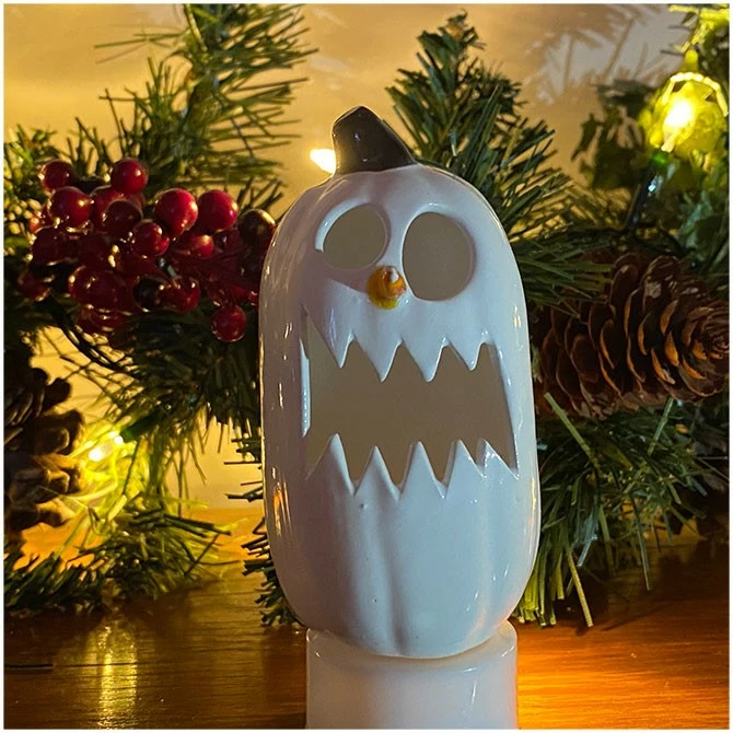 Ceramic Mini Snowman Pumpkin Crunch Black Star Ceramics - Image 2