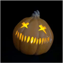 Ceramic Samhain Pumpkin Black Star Ceramics