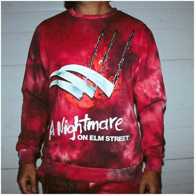 Cakeworthy A Nightmare On Elm Street Tie Dye Sweater