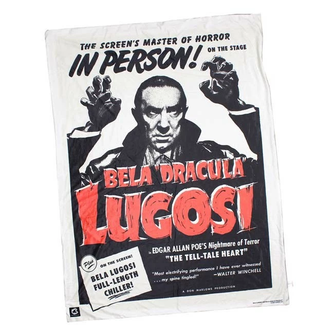 Creepy Co. Bela Lugosi™ Dracula Throw Blanket