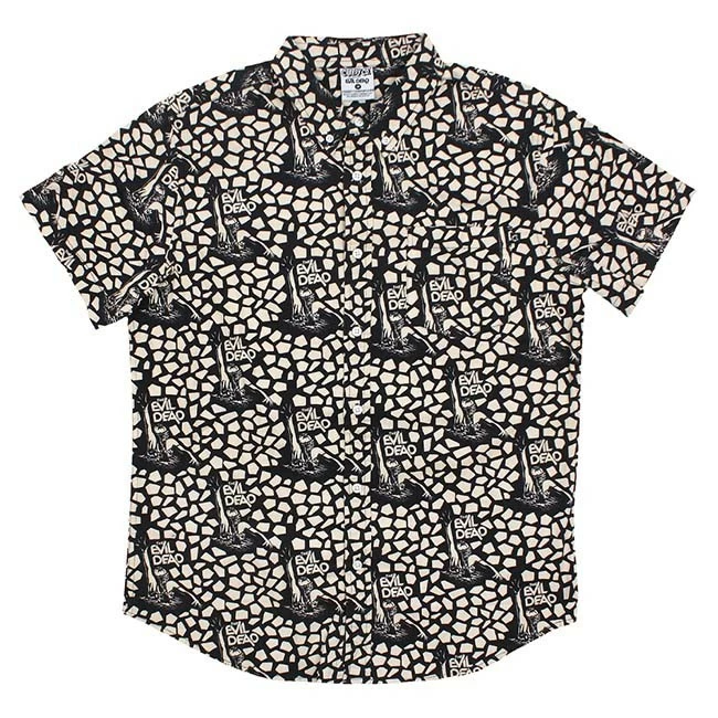 Creepy Co. Creepy Co Evil Dead Zipatone ButtonUp Shirt