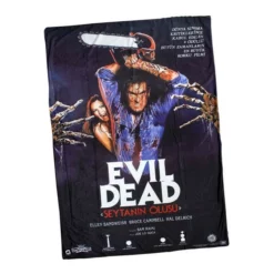 Creepy Co. Evil Dead Ash Chainsaw Throw Blanket
