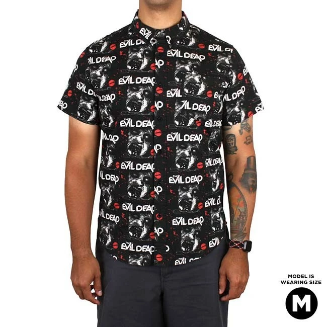Creepy Co. Creepy Co Evil Dead CloseUp ButtonUp Shirt - Image 2
