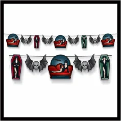 Beistle Elvira Queen Of Halloween Streamer *SALE*