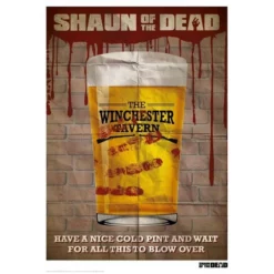 FANATTIK Shaun Of The Dead Limited Edition Print The Winchester