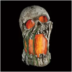 Tekky Toys Flaming Rotted Skull