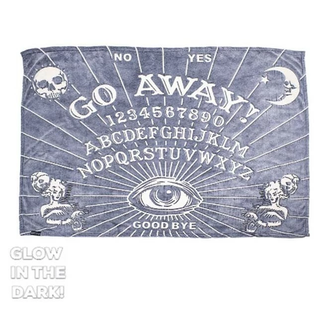 Kreepsville 666 Kreepsville666 Go Away Glow In The Dark Blanket *SALE*