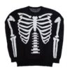 Kreepsville 666 Kreepsville666 Skeleton Ribcage Bones Sweater