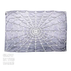 Kreepsville 666 Kreepsville666 Spiderweb Glow In The Dark Blanket *SALE*