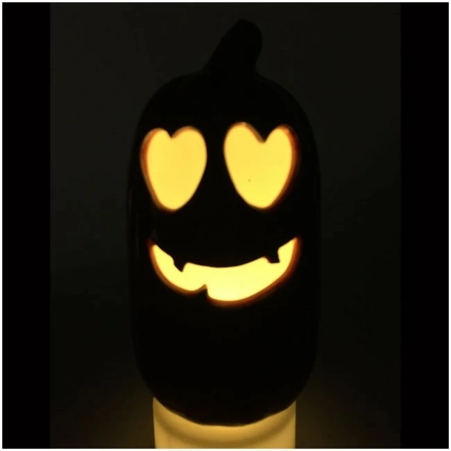 Bloody Valentine Mini Pumpkin Happy Black Star Ceramics - Image 2
