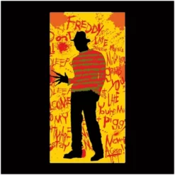 Factory Entertainment Nightmare On Elm Street Freddy Krueger Towel