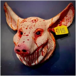 Other Pig Head Prop With Tag