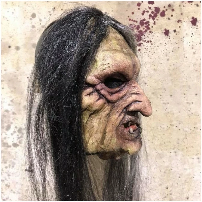 Pumpkin Pulp Bone Crone Mask - Image 5
