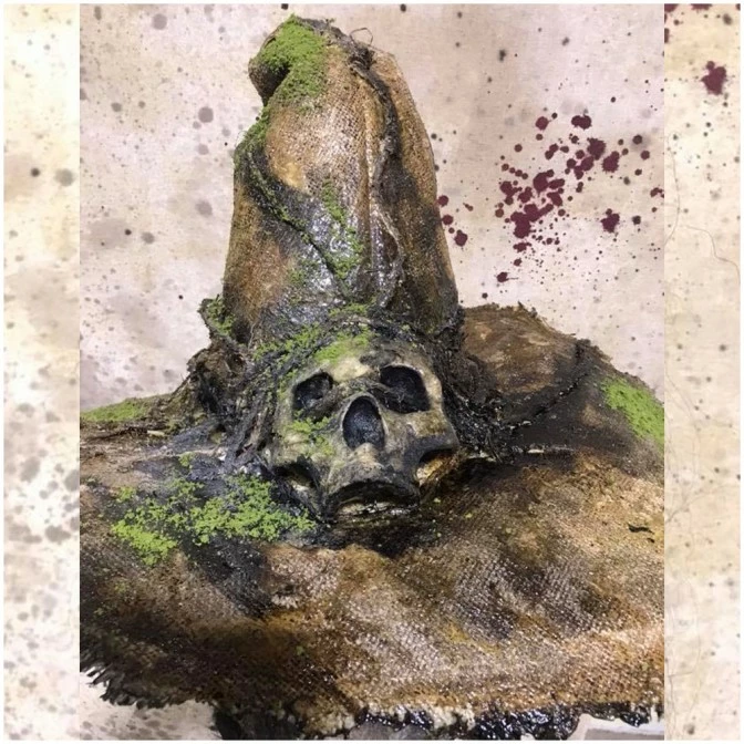 Pumpkin Pulp Bone Crone Mask - Image 7