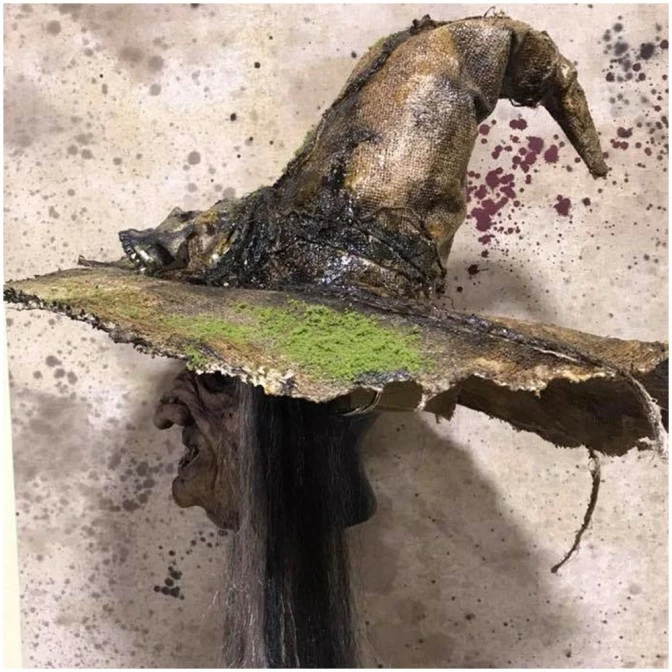 Pumpkin Pulp Bone Crone Mask - Image 9