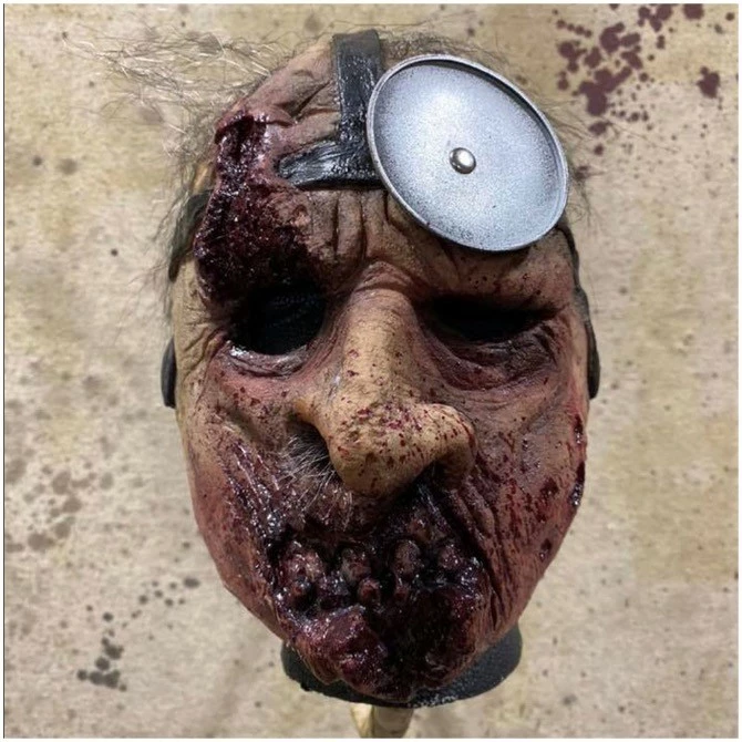 Pumpkin Pulp Bone Saw Mask