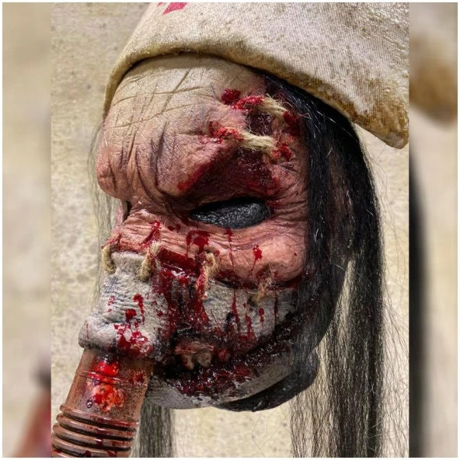 Pumpkin Pulp Sponge Bath Mask - Image 2