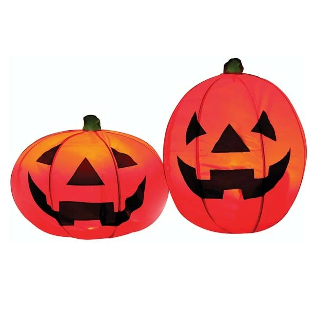 Other Set Of 2 Large Light Up Pumpkins - Image 2