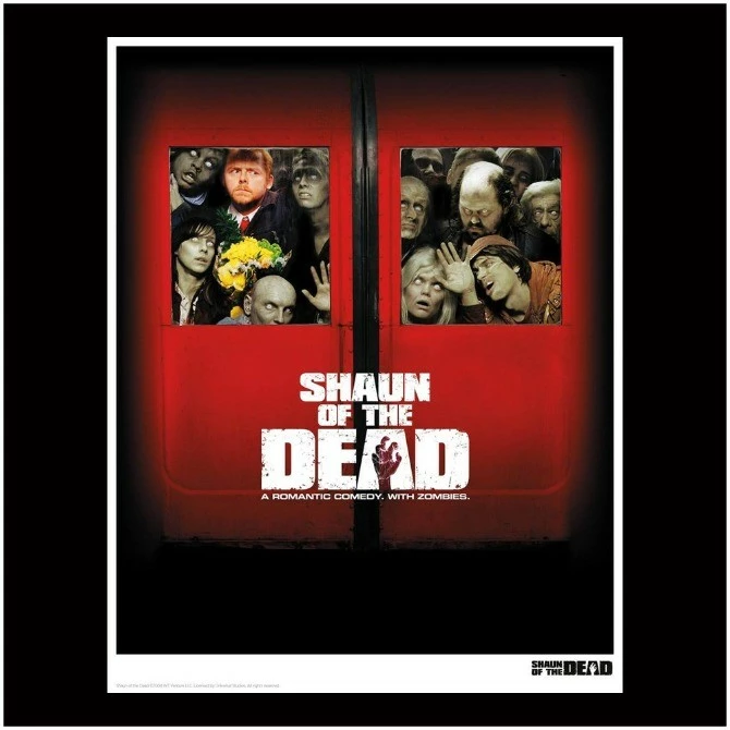 FANATTIK Shaun Of The Dead Limited Edition Print Squashed